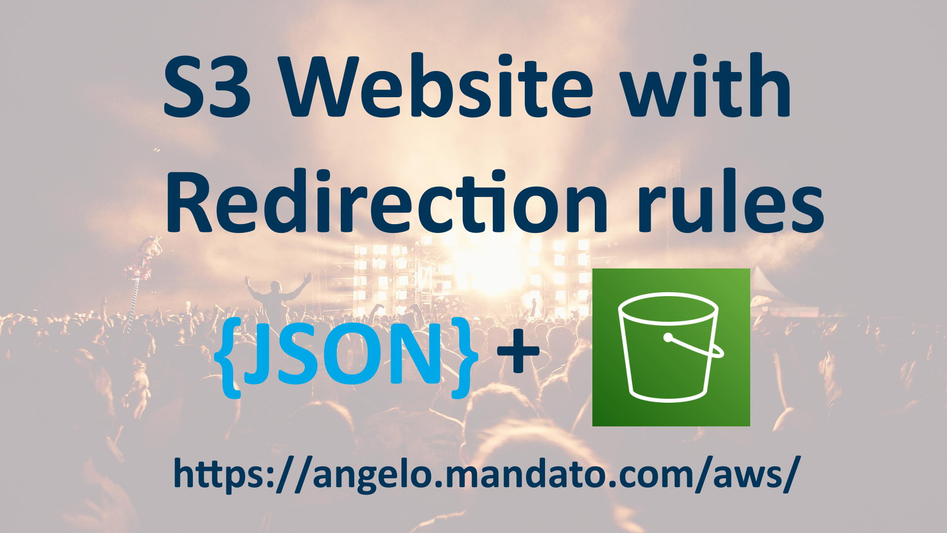 Redirection rules in JSON on AWS using S3 Website