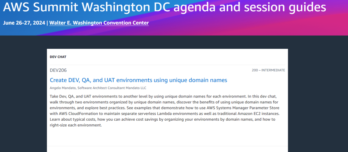 dev qa uat environments using unique domain names